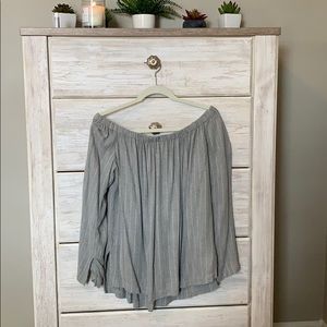Anthropologie Cloth & Stone Off The Shoulder Top